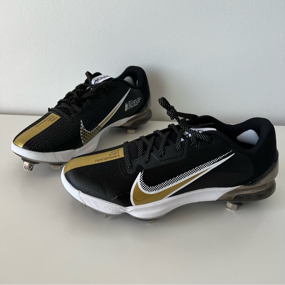 Nike Shoes Nike Force Zoom Trout 7 Pro Blackmetallic Gold Mens